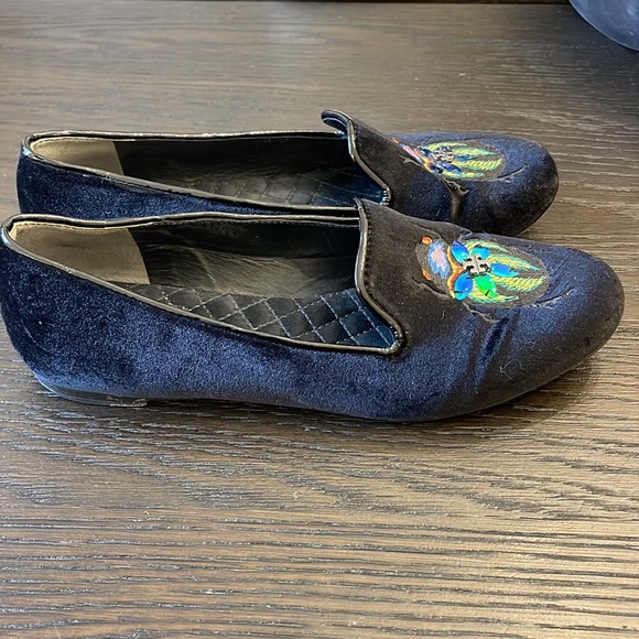Tory Burch Black Beetle Flats - Picture 6 of 6